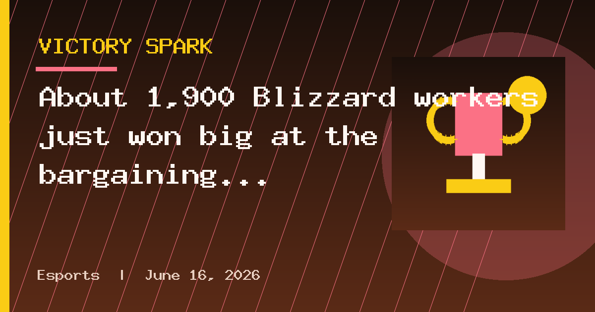 About 1,900 Blizzard workers just won big at the bargaining table