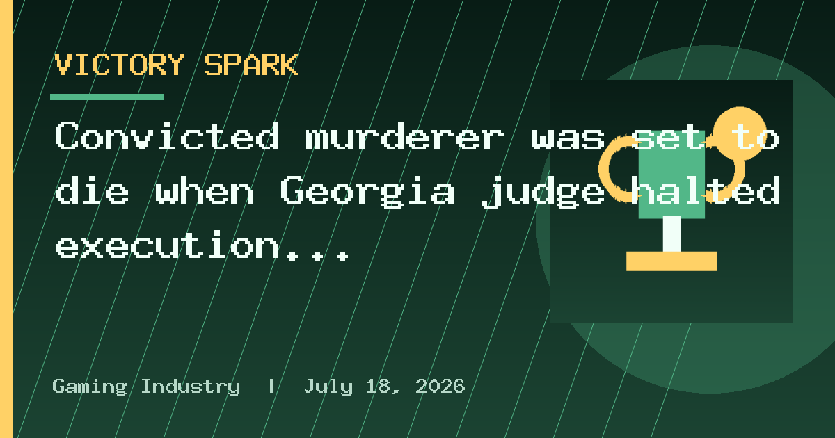 Convicted murderer was set to die when Georgia judge halted execution under new