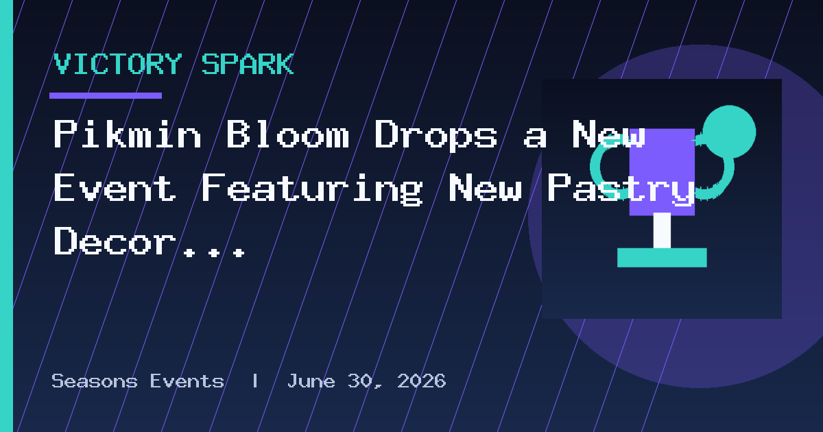 Pikmin Bloom Drops a New Event Featuring New Pastry Decor Pikmin