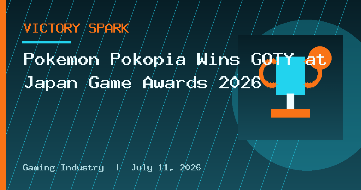 Pokemon Pokopia Wins GOTY at Japan Game Awards 2026