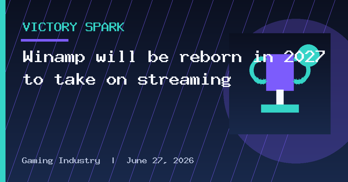 Winamp will be reborn in 2027 to take on streaming
