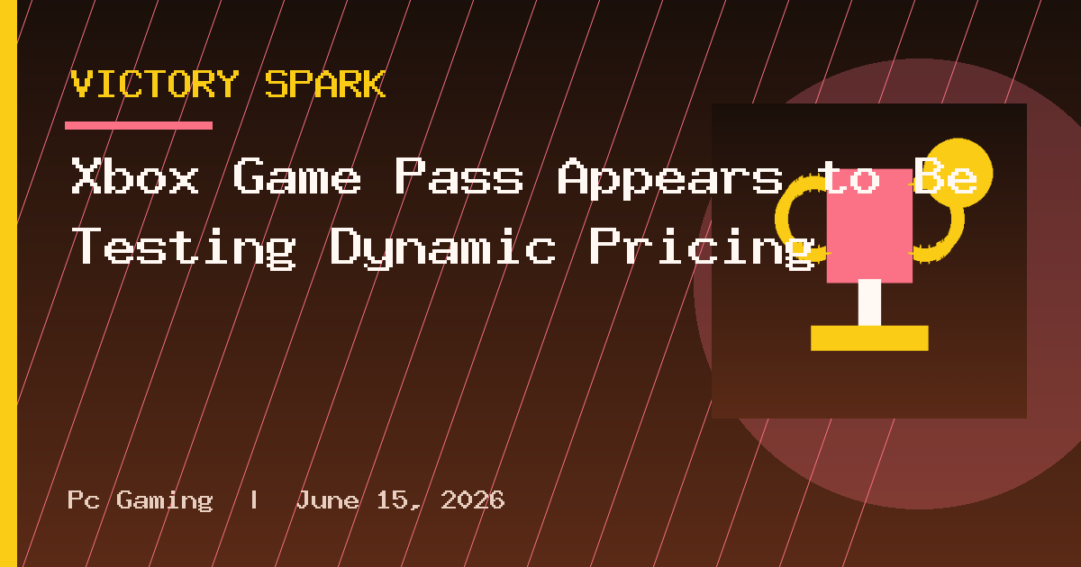 Xbox Game Pass Appears to Be Testing Dynamic Pricing